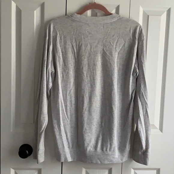 PINK Light Heathered Grey Crewneck Sweatshirt - Picture 2 of 6